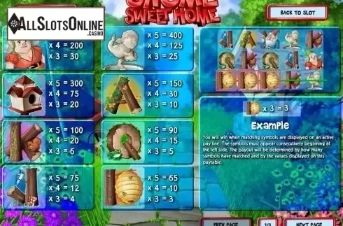 Screen2. Gnome Sweet Home from Rival Gaming