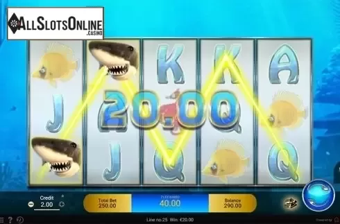 Win screen 2. Golden Whale from Spadegaming