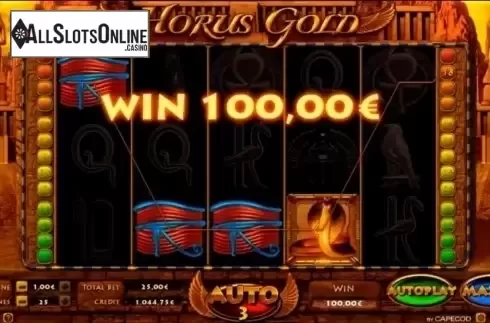 Win 2. Horus Gold from Capecod Gaming