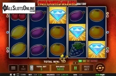 Win Screen. Hot Fruits Deluxe (StakeLogic) from StakeLogic