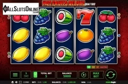 Reel Screen. Hot Fruits Deluxe (StakeLogic) from StakeLogic