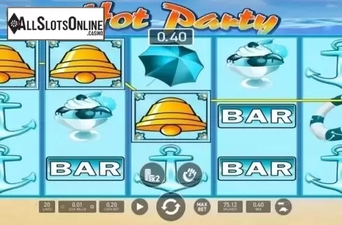 Win Screen. Hot Party from Wazdan