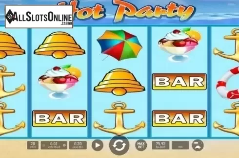Win Screen. Hot Party from Wazdan