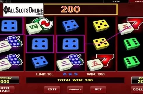 Win Screen 3. Hot Scatter Dice from Amatic Industries
