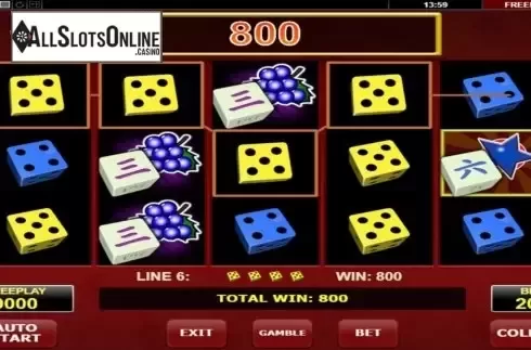 Win Screen 4. Hot Scatter Dice from Amatic Industries