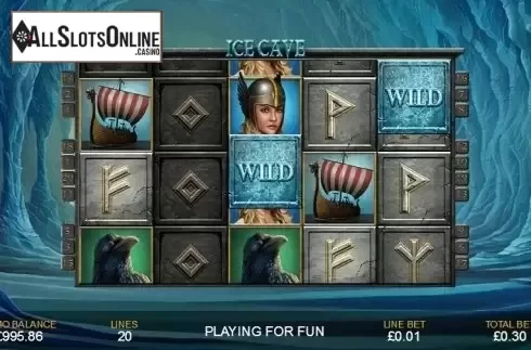 Screen 4. Ice Cave from Playtech Vikings
