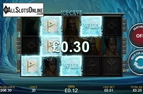 Screen 3. Ice Cave from Playtech Vikings