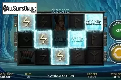 Screen 5. Ice Cave from Playtech Vikings
