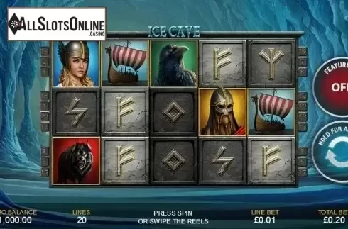 Screen 1. Ice Cave from Playtech Vikings