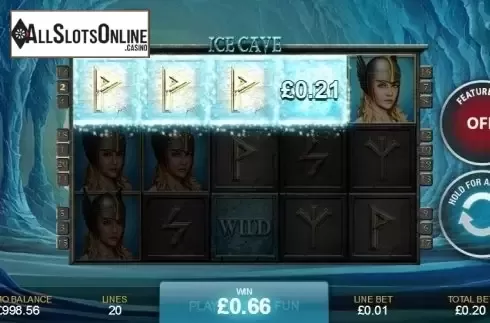 Screen 2. Ice Cave from Playtech Vikings