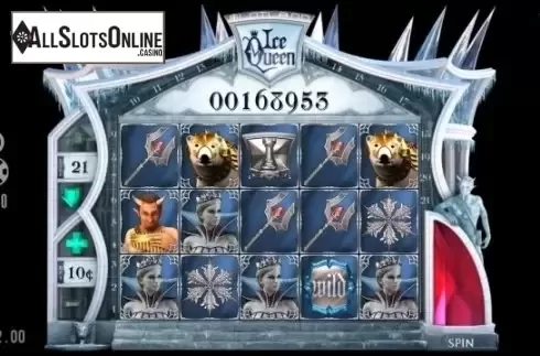 Game Workflow screen. Ice Queen from Novomatic