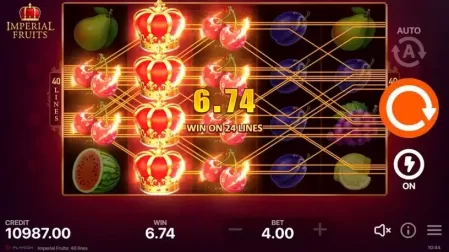 Imperial Fruits: 40 lines slot screenshot 3
