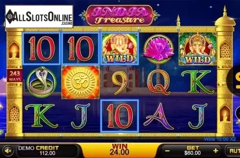Game workflow 2. India Treasure from PlayStar