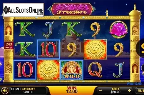 Game workflow . India Treasure from PlayStar