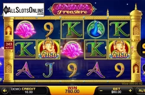 Game workflow 3. India Treasure from PlayStar