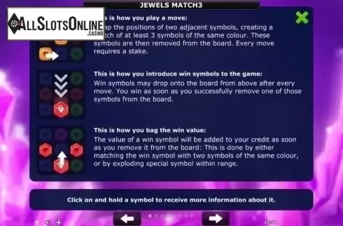 Game Rules 1. Jewels Match 3 from Greentube