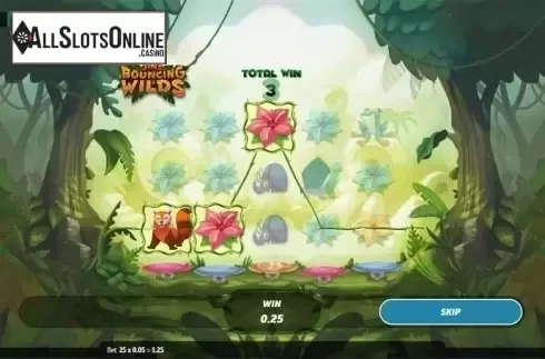 Wild Win screen 2. Jin's Bouncing Wilds from Gamesys