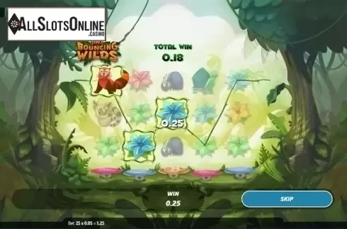 Wild Win screen 1. Jin's Bouncing Wilds from Gamesys