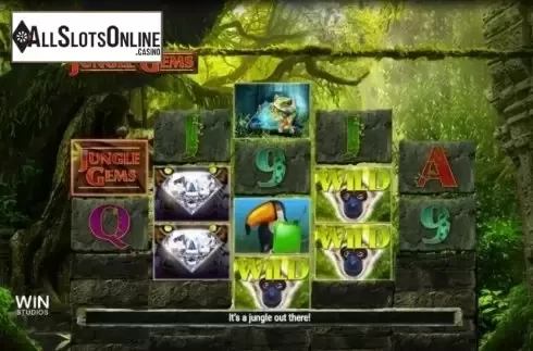 Game Workflow screen. Jungle Gems from Bwin.Party