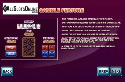 Paytable 4. Karaoke Star Slots from GamesOS