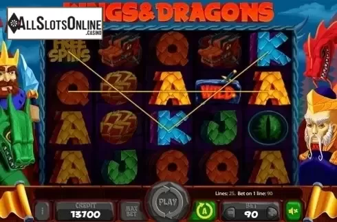 Game workflow 2. Kings And Dragons from X Card