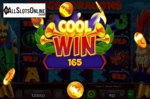 Win screen. Kings And Dragons from X Card