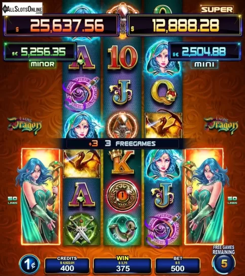 Free Spins. Lady Dragon from ZITRO