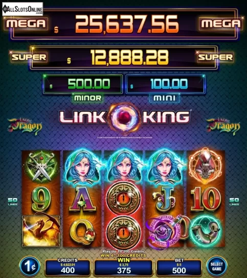 Reel Screen 1. Lady Dragon from ZITRO
