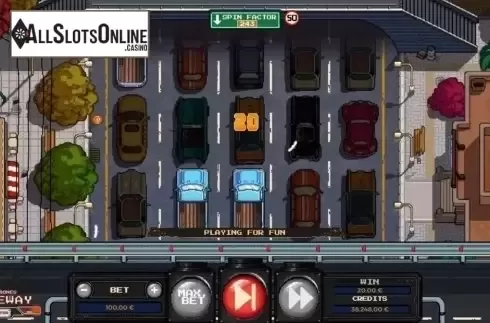 Win Screen 4. Lazy Bones Freeway from Spinmatic