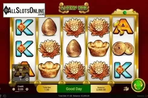 Reel Screen. Lucky Koi (Spadegaming) from Spadegaming