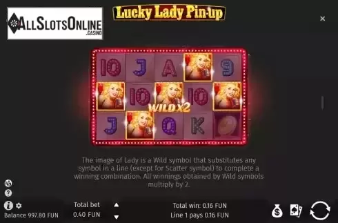 Wild multiplier screen