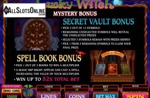 Screen4. Lucky Witch (Microgaming) from Microgaming