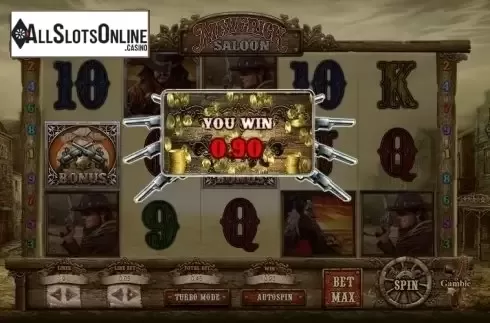 Win Screen . Maverick Saloon from GamesOS