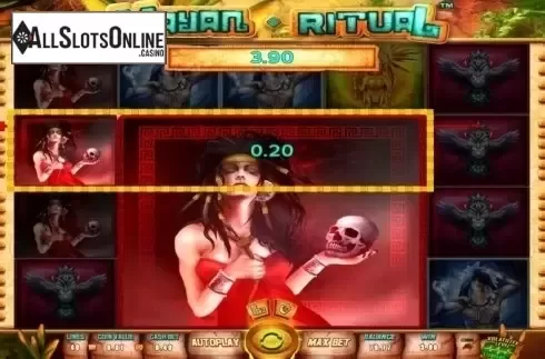 Win Screen. Mayan Ritual from Wazdan
