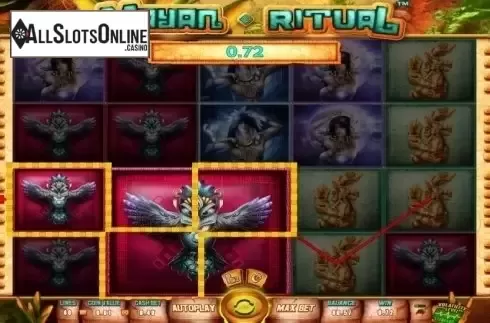 Win Screen. Mayan Ritual from Wazdan