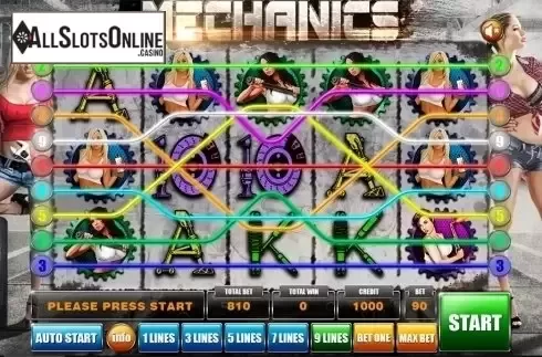 Reels screen. Mechanics from GameX