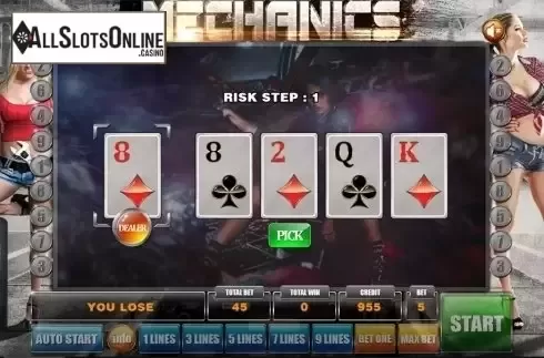 Gamble game 2. Mechanics from GameX