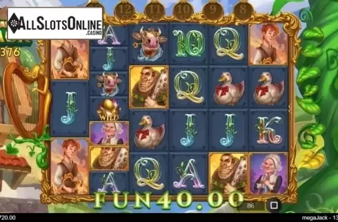Win Screen. Megaways Jack from IronDog