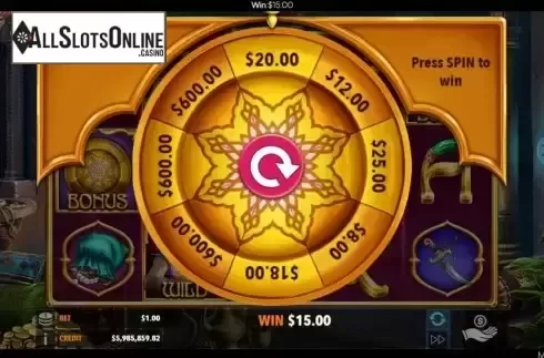 Bonus Game screen 2