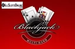Screen1. Multi-hand Blackjack from Rival Gaming