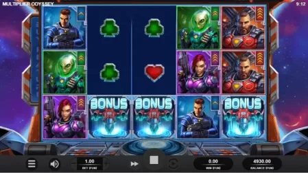 Multiplier Odyssey slot screenshot 2