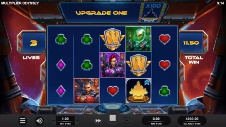 Multiplier Odyssey slot screenshot 5