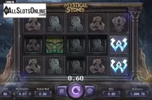 Win Screen 2. Mystical Stones from Dream Tech