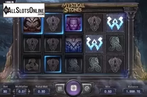 Win Screen 1. Mystical Stones from Dream Tech