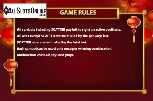 Game rules 1