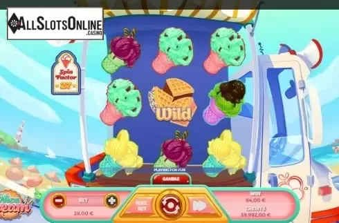 Win Screen 2. Nice Cream from Spinmatic