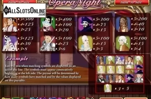 Screen2. Opera Night from Rival Gaming