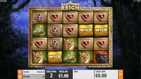 Panthers Reign slot screenshot 3