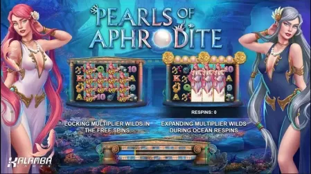 Pearls of Aphrodite slot screenshot 1