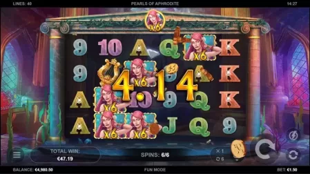 Pearls of Aphrodite slot screenshot 5